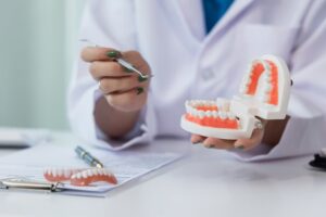 dental model, dental health care according to prescription